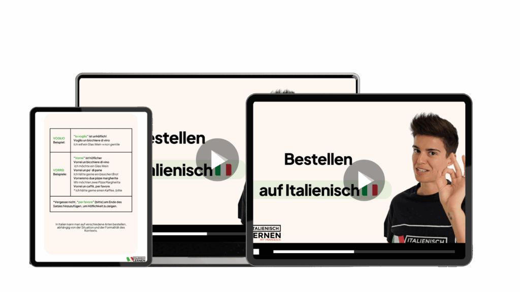 Bonus-Lektion zum Bestellen im Restaurant in Italien