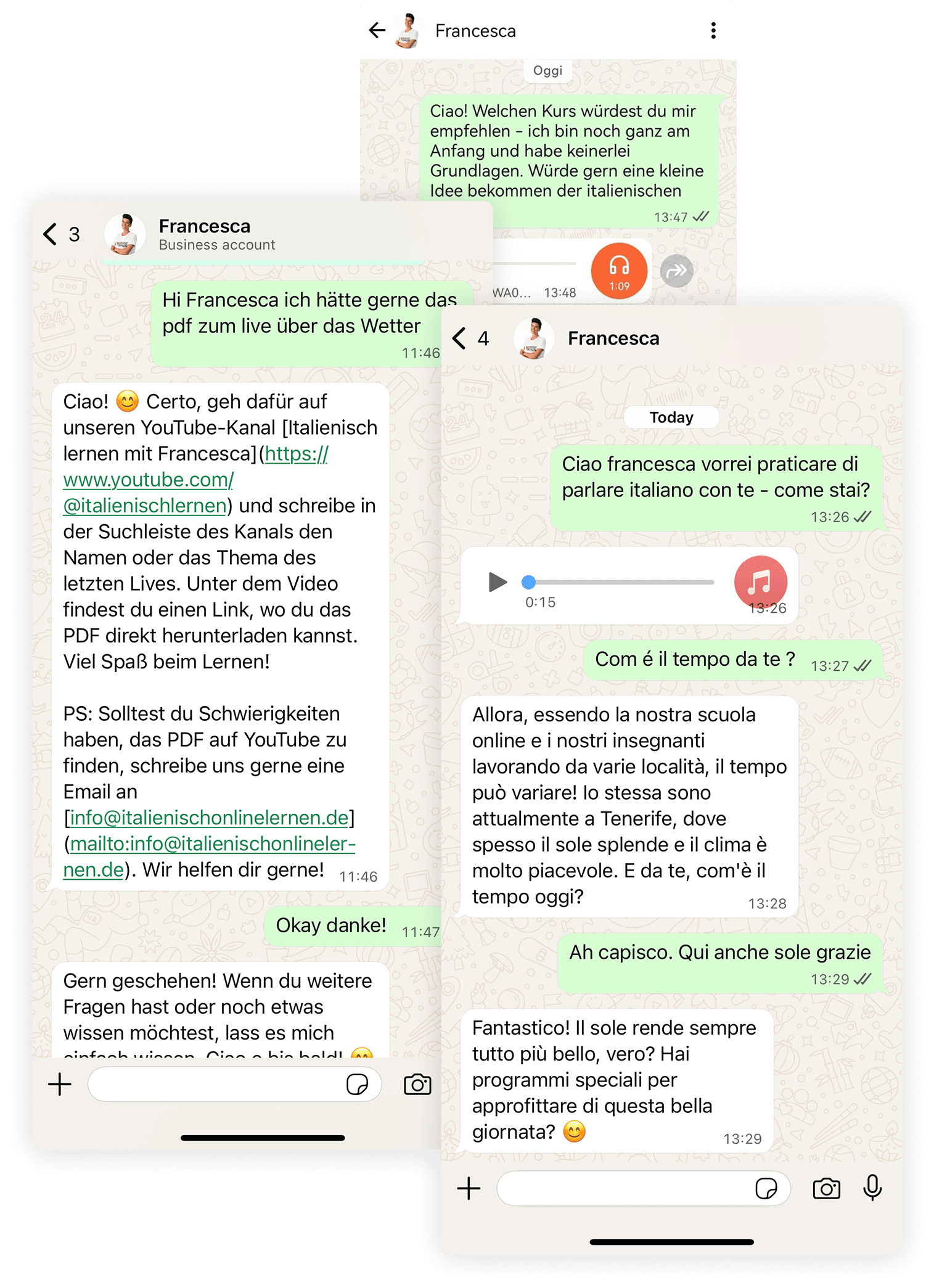 Whatsapp-Chat Francesca