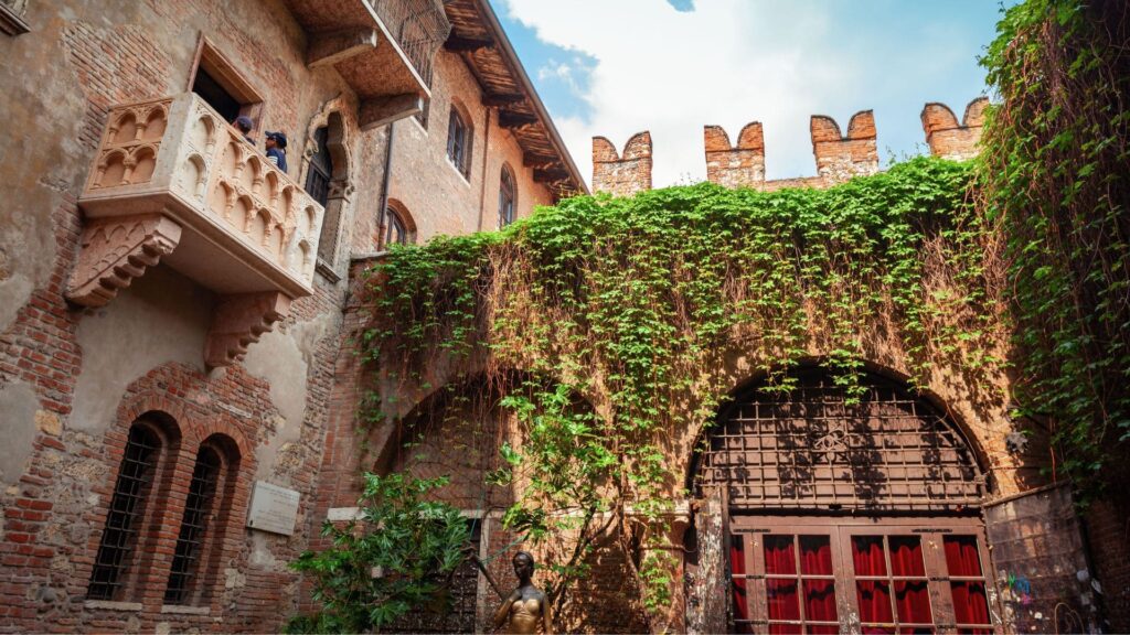 Julias Balkon in Verona, Italien